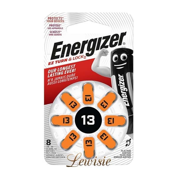 Baterie do naslouchadel Energizer 13 DP 8 ks oranžová