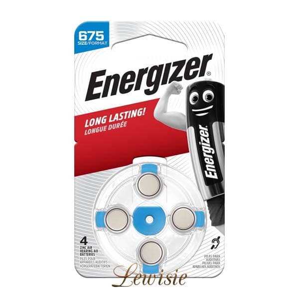 Baterie do naslouchadel Energizer 675 DP 4 ks modrá