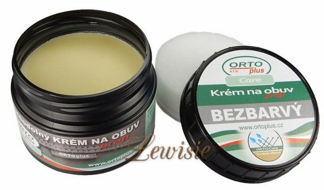 Krém na obuv Orto Care voděodolný bezbarvý 250 g - Obrázek 2