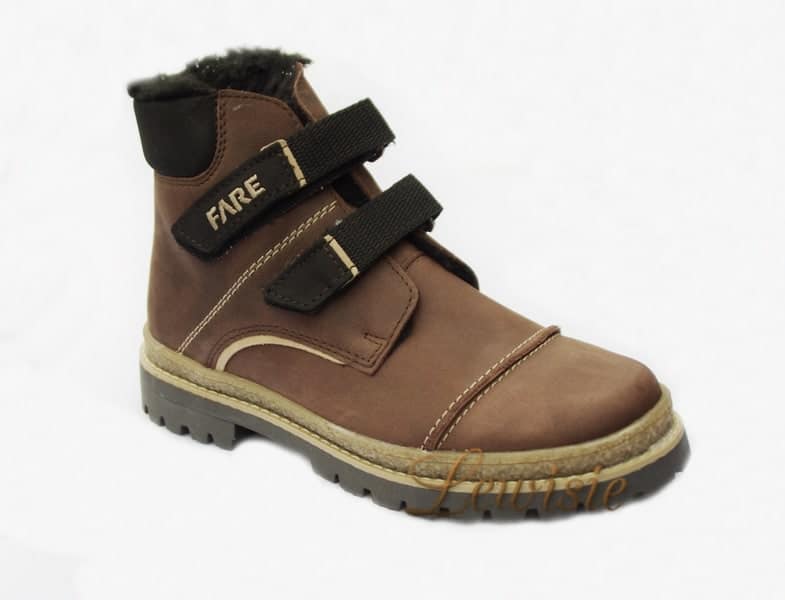 Fare 2645123 hnědá Unisex kotníková zimní obuv vel. 34