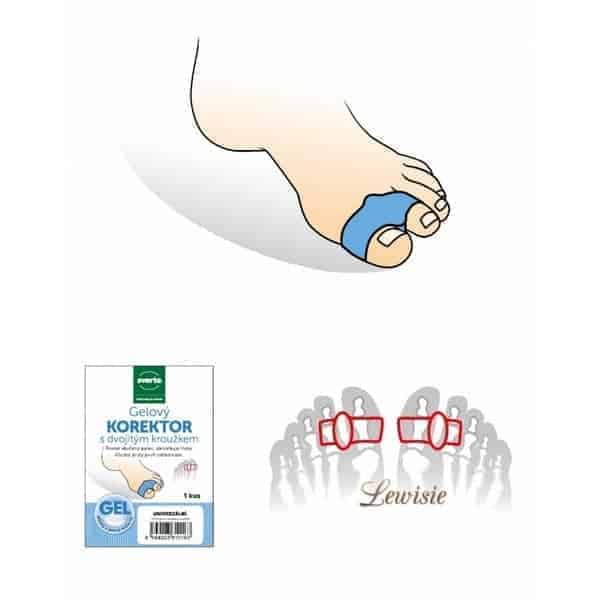 Gelový korektor s dvojitým kroužkem Svorto 133 UNI - Obrázek 2