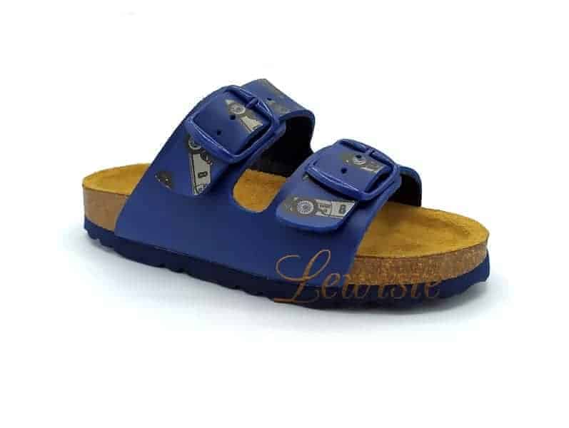 Bio Life 0003 451 Blau modrá Dětský pantofel vel. 28