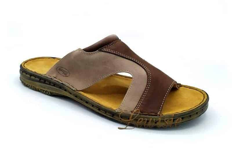 Orto plus 2792 06/40V hnědá Pánský zdravotní pantofel vel. 40 - 46