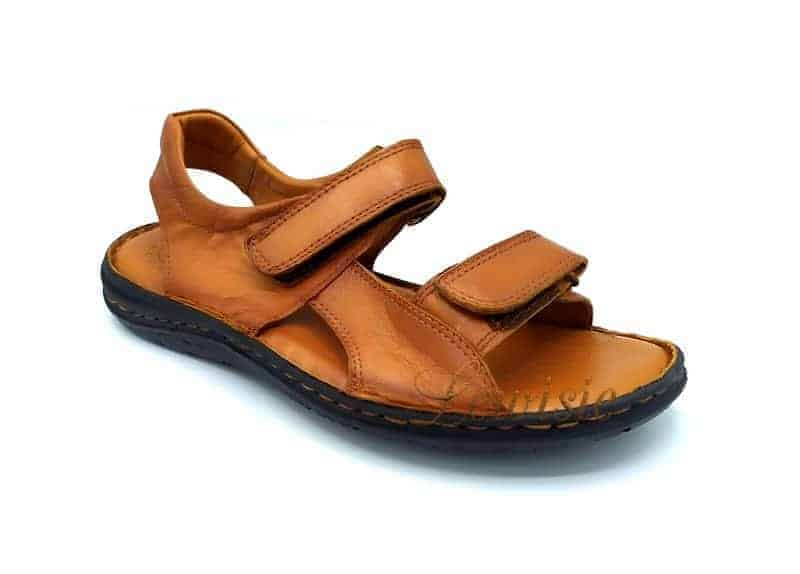 Looke 0505-15 Brown Rodell Pánské měkčené sandály vel. 44