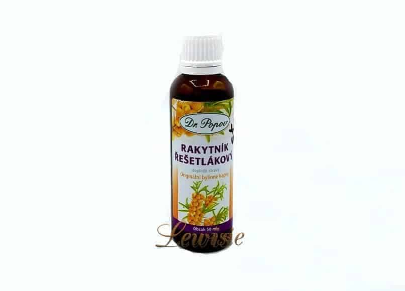 Rakytník řešetlákový Originální bylinné kapky Dr. Popov 50 ml