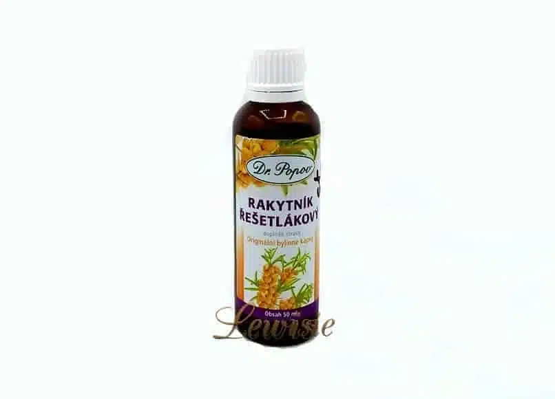 Rakytník řešetlákový Originální bylinné kapky Dr. Popov 50 ml