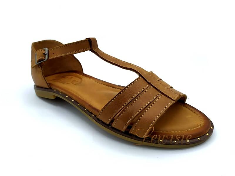 Hilby 1153 Koňak hnědá Dámský sandál vel. 37 - 40