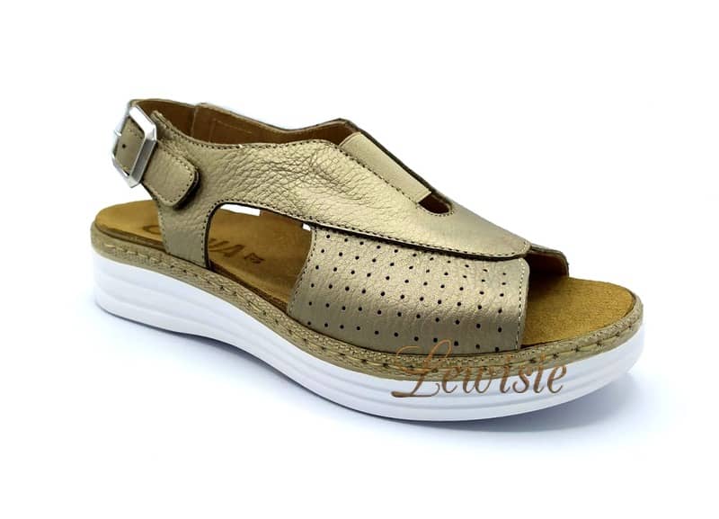 Carya 8378 Dámský kožený sandál šíře G+ vel. 40 - 42