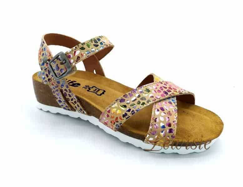 Bio Life 1851.257 Camel Dámský sandál Klínek vel. 37 - 42