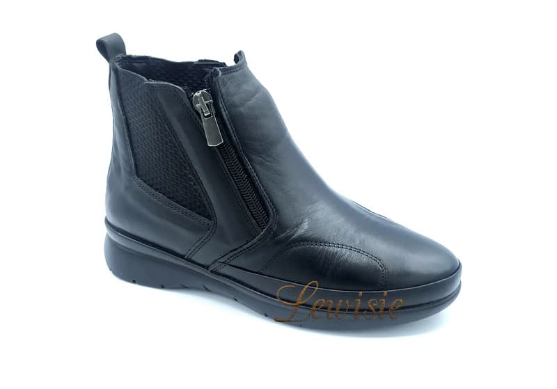 Looke 0343-10 Looke Dámská kotníková obuv černá Hallux vel. 36 a 37