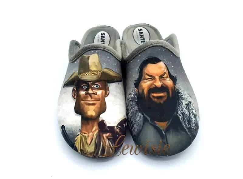 Santé AB/9171 Domácí obuv Bud Spencer a Terence Hill - Obrázek 2