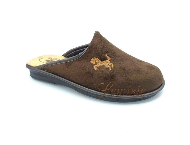Santé LX/630 Brown Pánská domácí obuv hnědá vel. 41 - 46