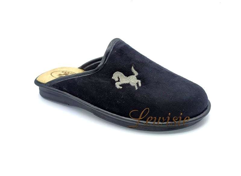 Santé LX/630 Nero Pánská domácí obuv černá vel. 45
