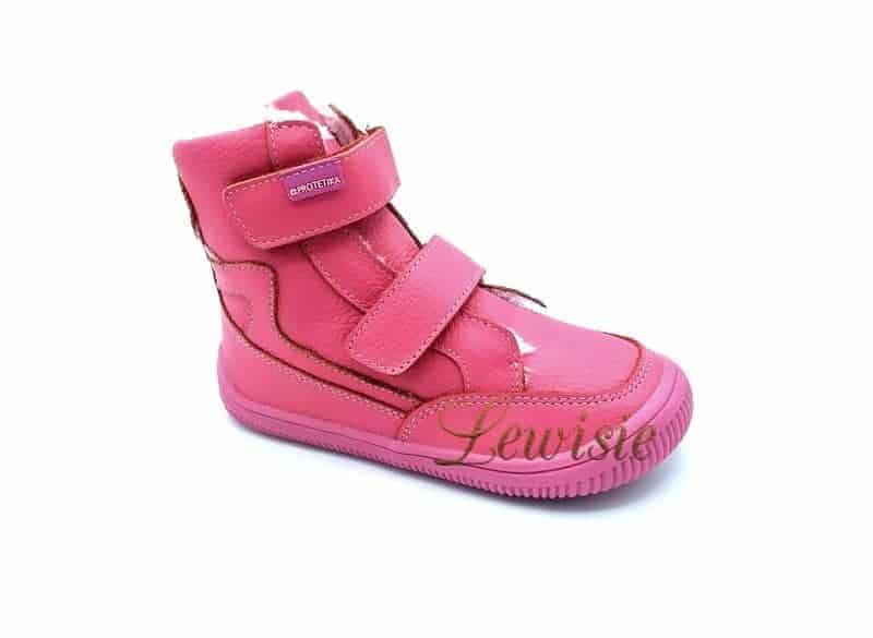 Protetika Sue růžová Barefoot Zimní dětská obuv vel. 27 - 35