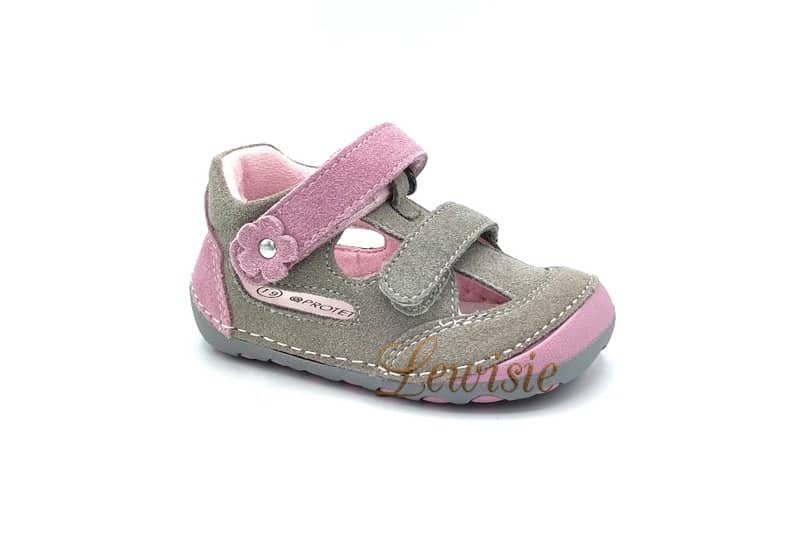 Protetika Flip Taupe Barefoot sandály Dívčí obuv vel. 23