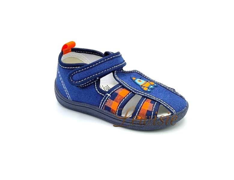Americano 26/20 Navy Chlapecké sandálky - papuče vel. 24