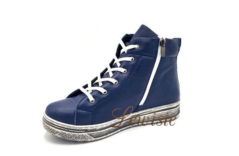 Looke 0491-04 Navy Nancey Dámská kotníková obuv vel. 36 - 40 - Obrázek 2