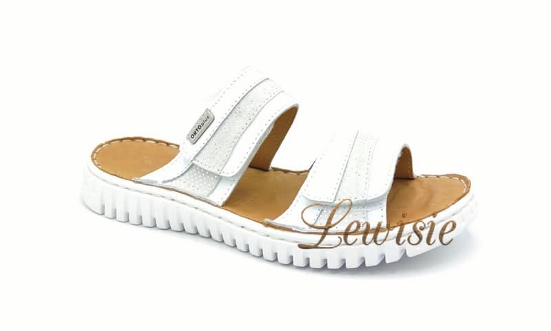 Orto plus 8047 10/R10/10 Bílá Dámský vycházkový pantofel vel. 37