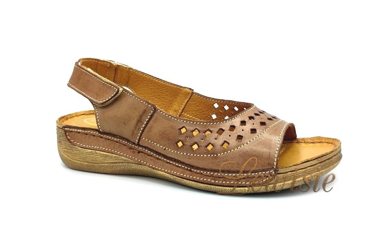 Orto plus 1751 153 Dámské hnědé sandály vel. 37 - 40