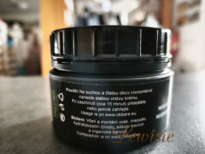Krém na obuv Orto Care voděodolný bezbarvý 250 g - Obrázek 4