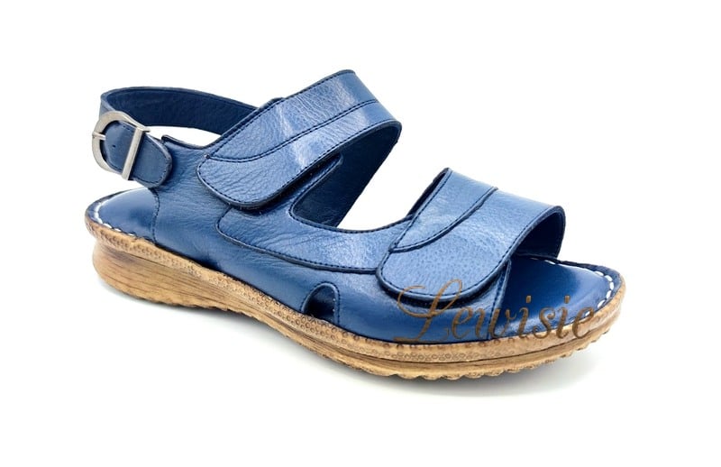 Looke 0427-04 Navy Lacie Dámské měkké sandály vel. 36 - 41