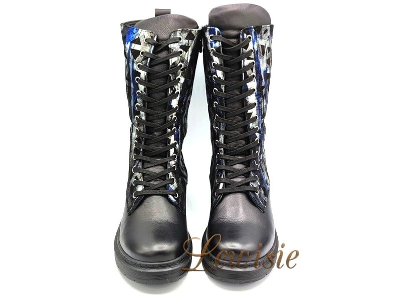 Looke 0767-10 Allixa Dámské černé kozačky vel. 37 - 41 - Obrázek 2