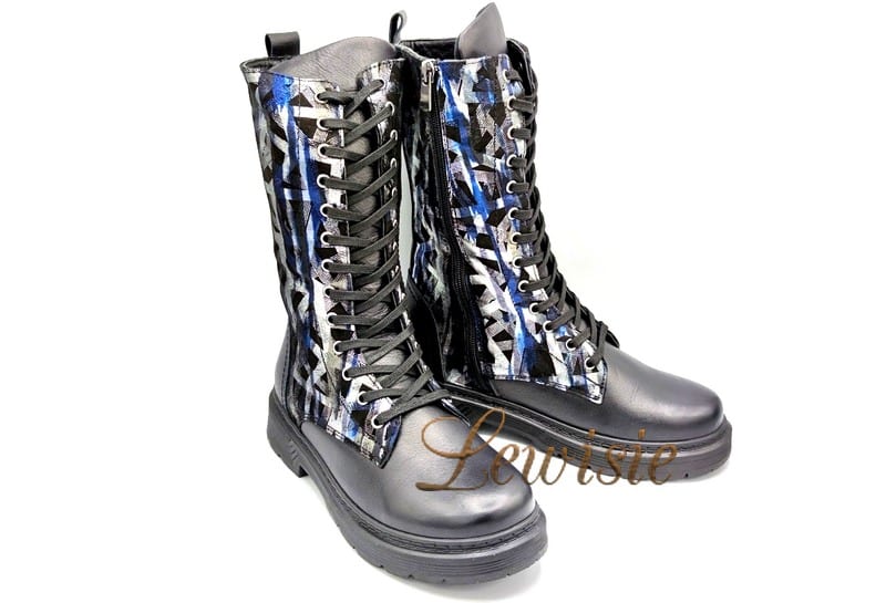 Looke 0767-10 Allixa Dámské černé kozačky vel. 37 - 41 - Obrázek 3