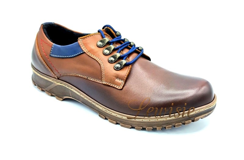 Hilby 125 Brown Pánská zimní obuv hnědá vel. 41 - 46