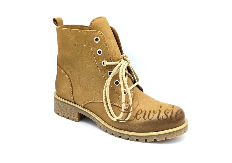 Hilby 90861 RUDY Dámská zimní kotníková obuv hnědá vel. 37 - 41