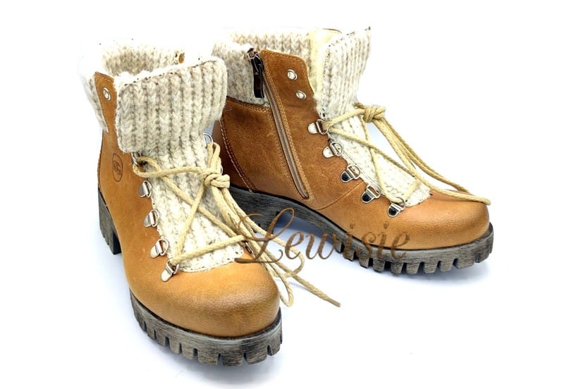 Hilby 90910 brown Dámská zimní kotníková obuv hnědá vel. 38 a 41 - Obrázek 3