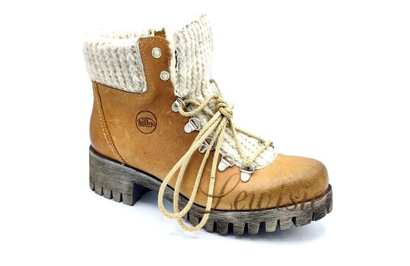 Hilby 90910 brown Dámská zimní kotníková obuv hnědá vel. 38 a 41