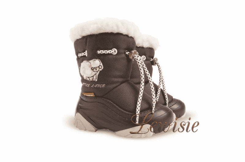 Demar Little Lamb brown Dětské sněhule vel. 26 - 29