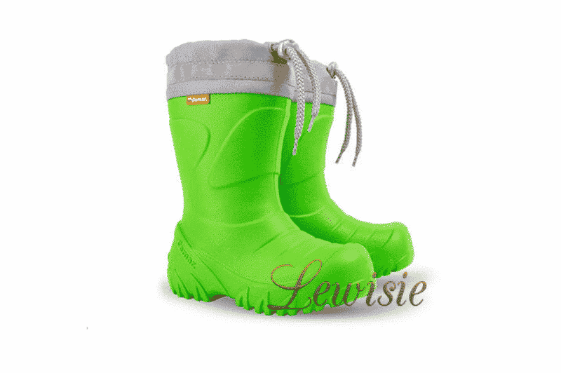 Demar - Mammut Zateplené holínky S 0300 J zelená green vel. 22 - 39