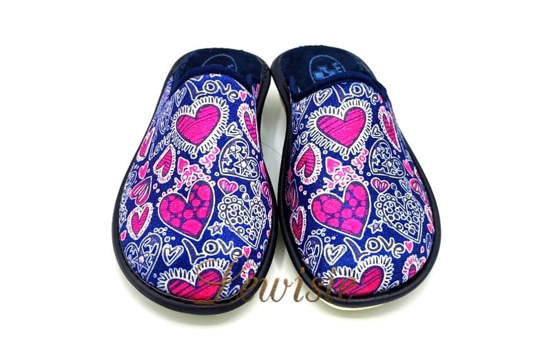 Santé LX/2212 Purple Srdce Domácí obuv Love vel. 42 - Obrázek 2