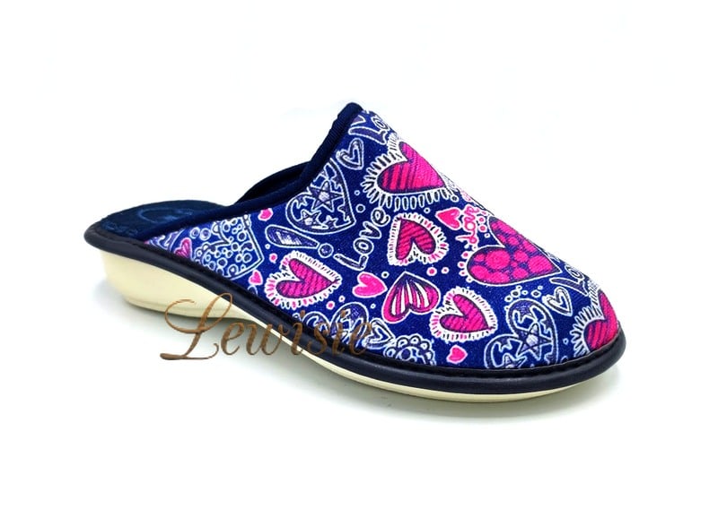 Santé LX/2212 Purple Srdce Domácí obuv Love vel. 42
