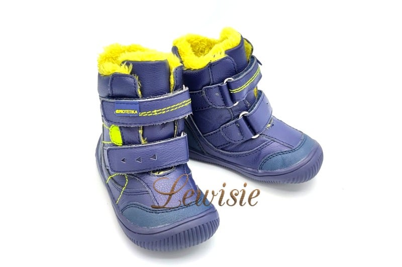 Protetika Toren navy Barefoot Zimní dětská obuv vel. 20 - 35 - Obrázek 2