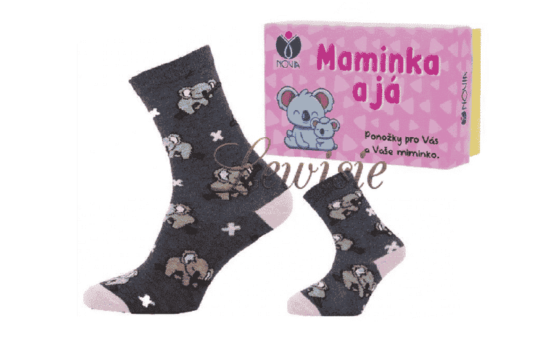 Dárková krabička Koala ponožky - Maminka a já