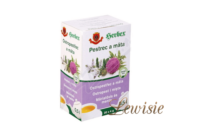 Herbex Ostropestřec a máta 20 x 4 g