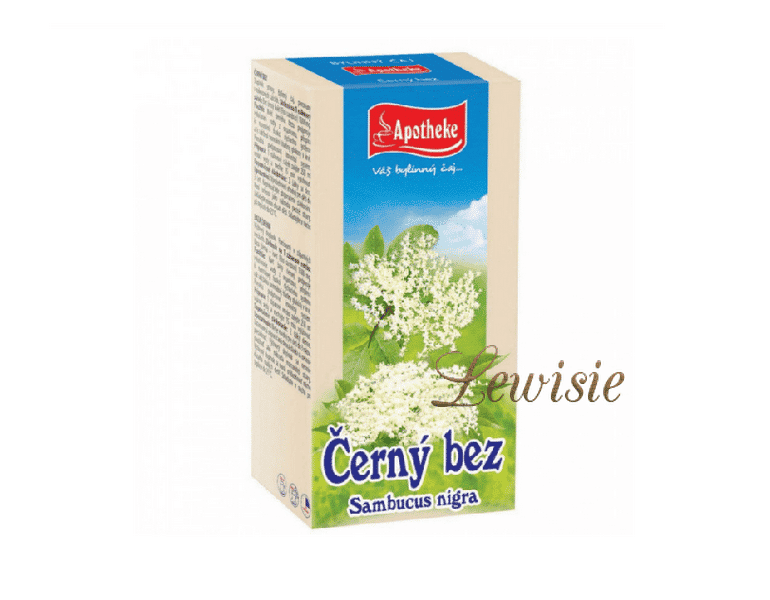 Apotheke Černý bez čaj 20 x 1,5 g