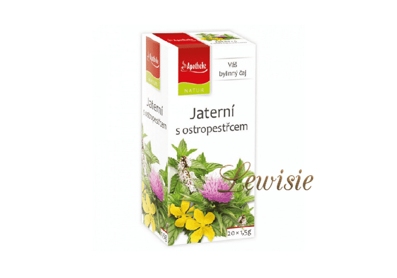 NATUR Jaterní s ostropestřcem čaj 20 x 1,5 g
