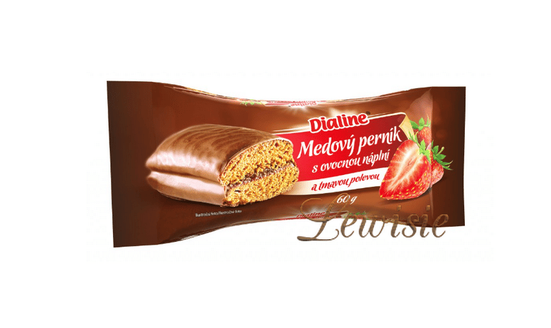 Druid Dialine medový perník jahoda 60 g