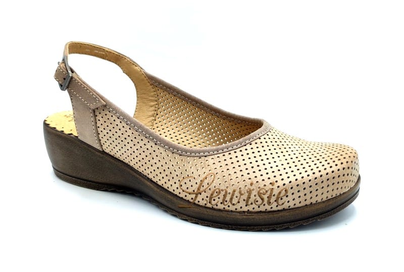 Axel Comfort 2493 béžová Dámské široké sandály vel. 36 - 40