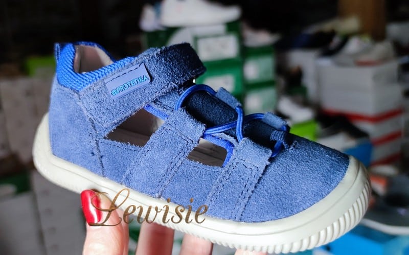 Protetika Kendy denim Barefoot sandály Chlapecká obuv vel. 19 - 35 - Obrázek 4