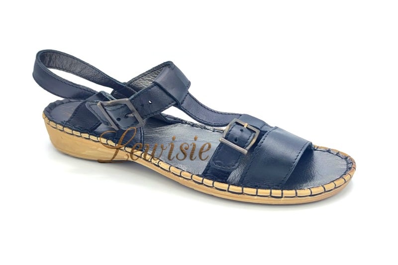 Hilby 14/1 Black Dámský černý sandál vel. 36 a 37