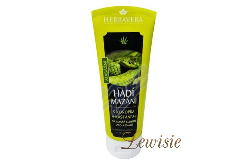 Herbavera Hadí mazání s konopím a kaštanem 200 ml