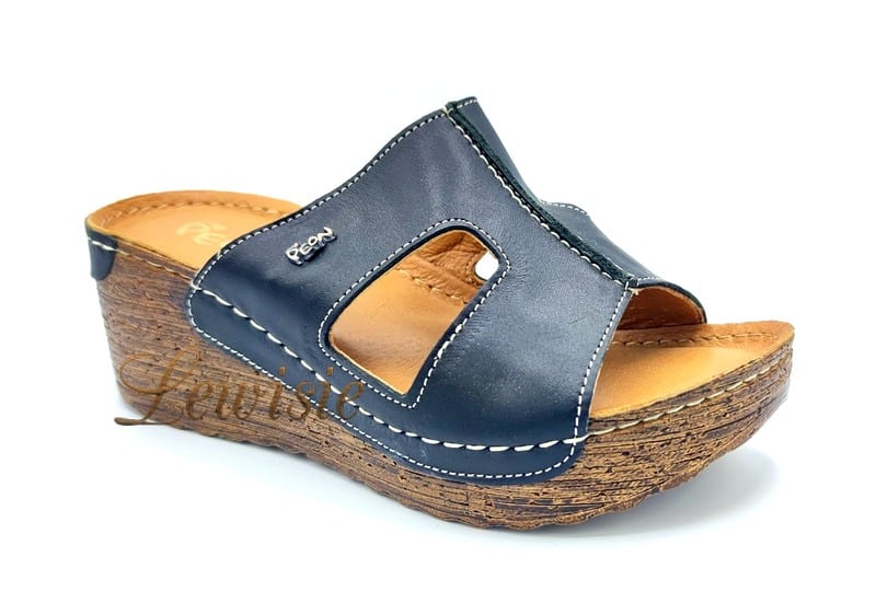 Peon KB/876-1 černá Dámský pantofel na klínku vel. 36
