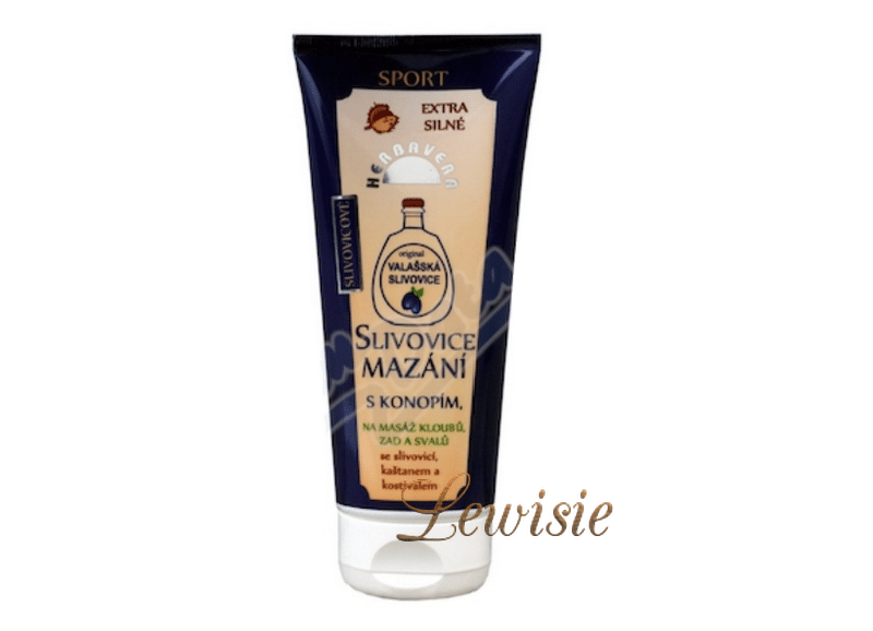 Herbavera Slivovice mazání s konopím 200 ml