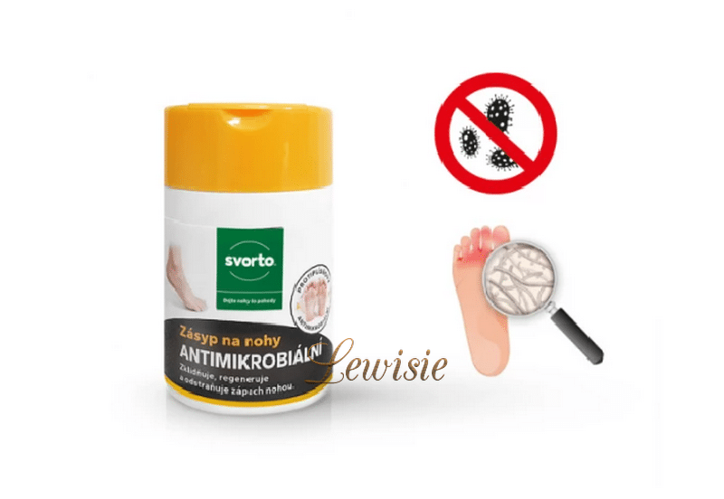 Svorto Zásyp na nohy antimikrobiální 50 g