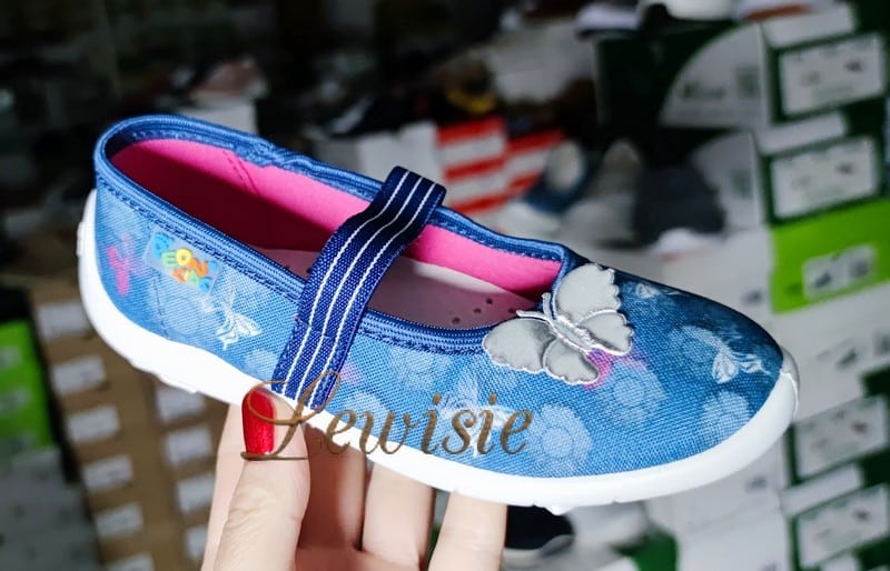 Peon Kids MI/006 JE Motýl Dívčí papuče - cvičky vel. 26 a 27 - Obrázek 3