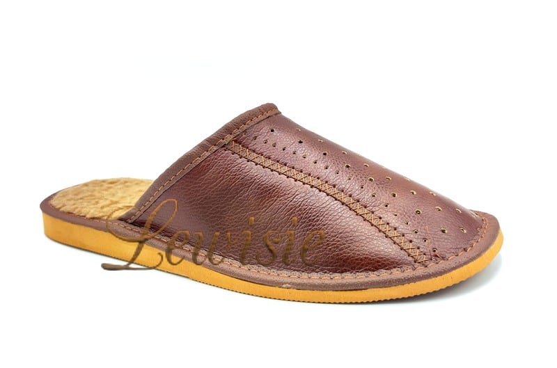 Roháčan 972013 Hnědá Pánské zateplené pantofle vel. 42 - 44